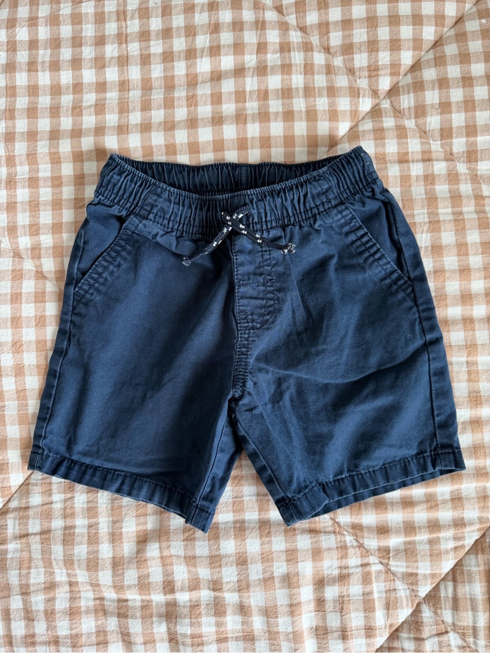 Cat & Jack Navy Blue Drawstring Casual Shorts
